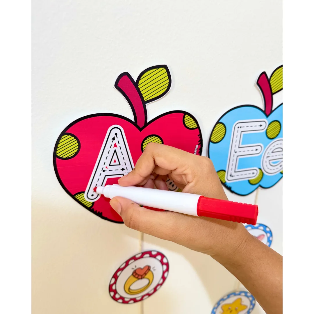 Maçã das Vogais para Educação Infantil e Anos Iniciais