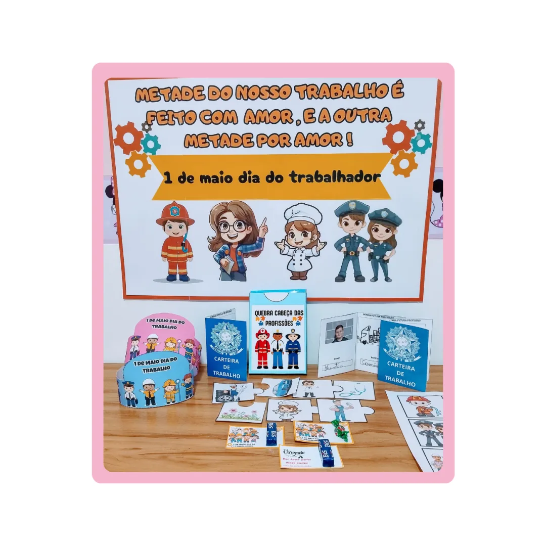 MATERIAL DIDÁTICO DIA DO TRABALHADOR