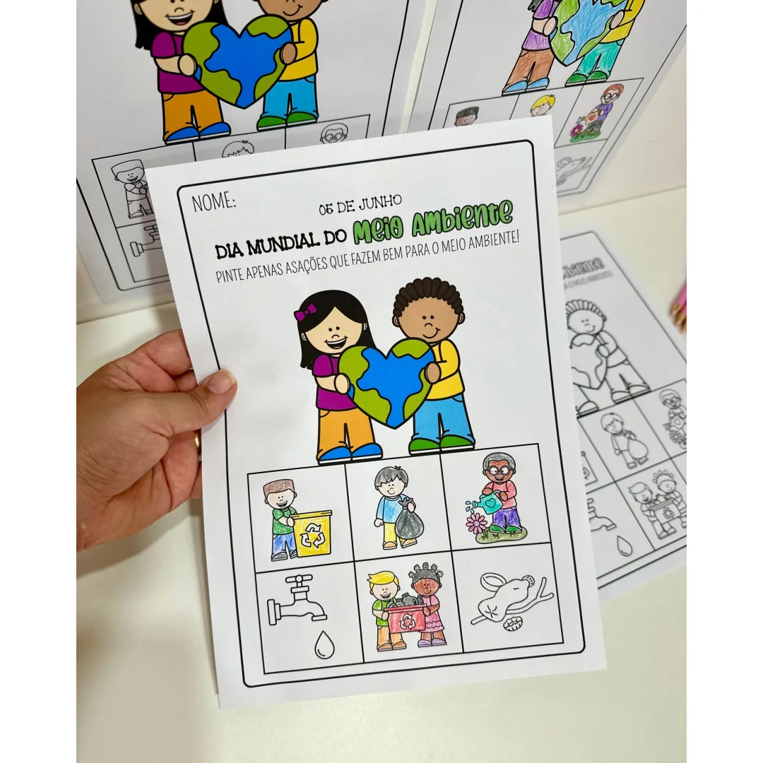 Meio Ambiente - Colorindo