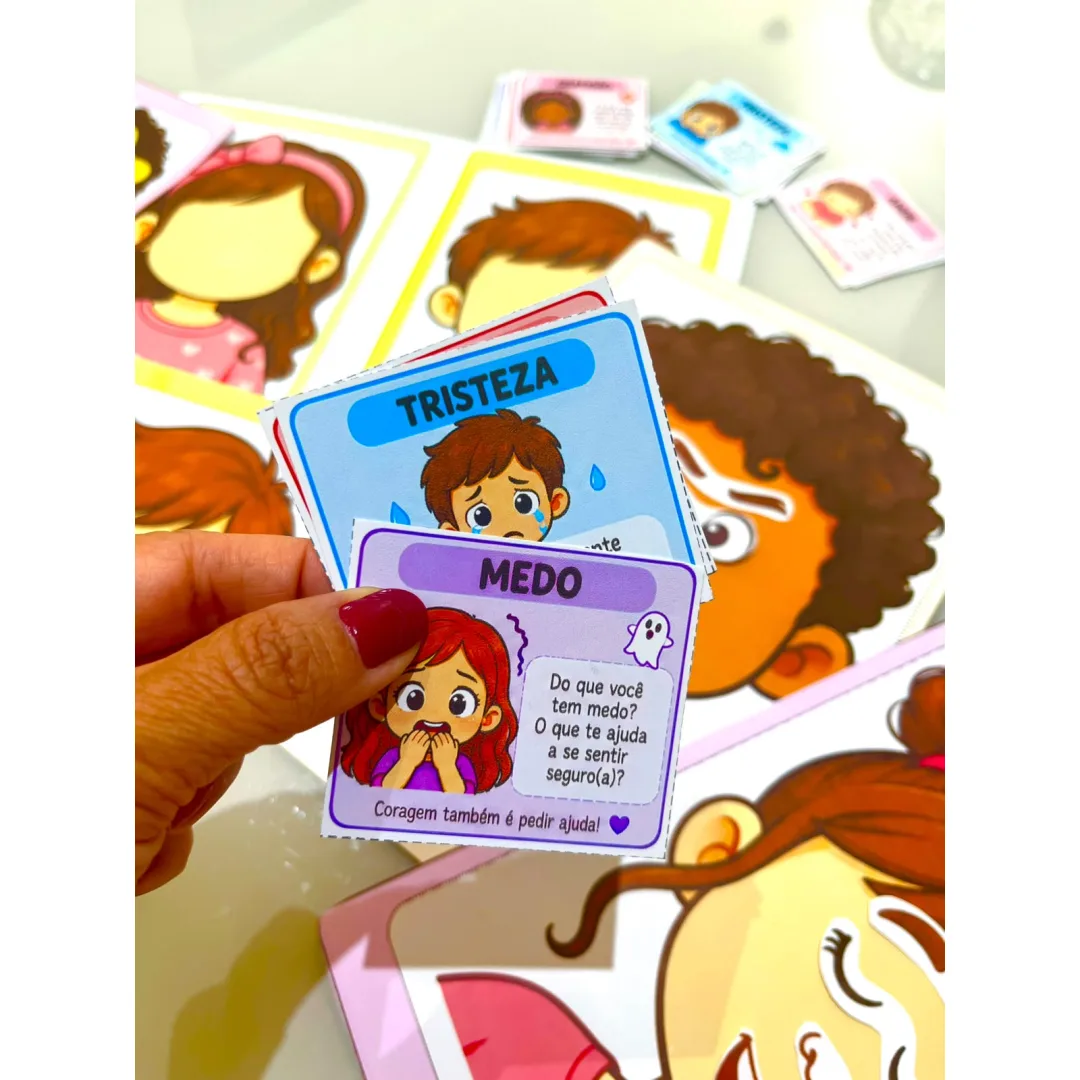 Meu Mundo de Emoções: Atividade Socioemocional para Recortar, Montar, Reconhecer e Expressar Sentimentos! em PDF