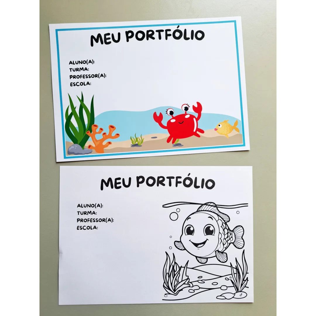MEU PORTFÓLIO: FUNDO DO MAR