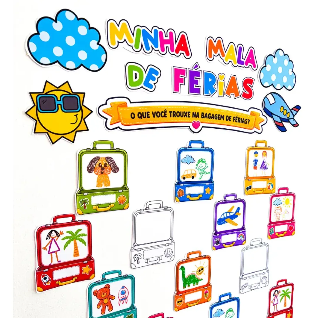 Minha Mala de Férias - Volta às Aulas