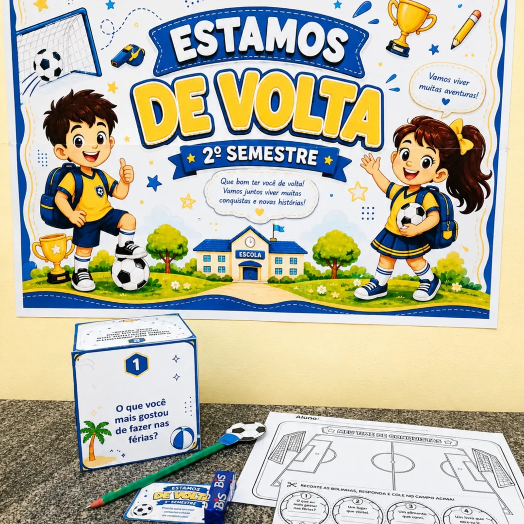 MINI KIT VOLTA AS AULAS 2 SEMESTRE