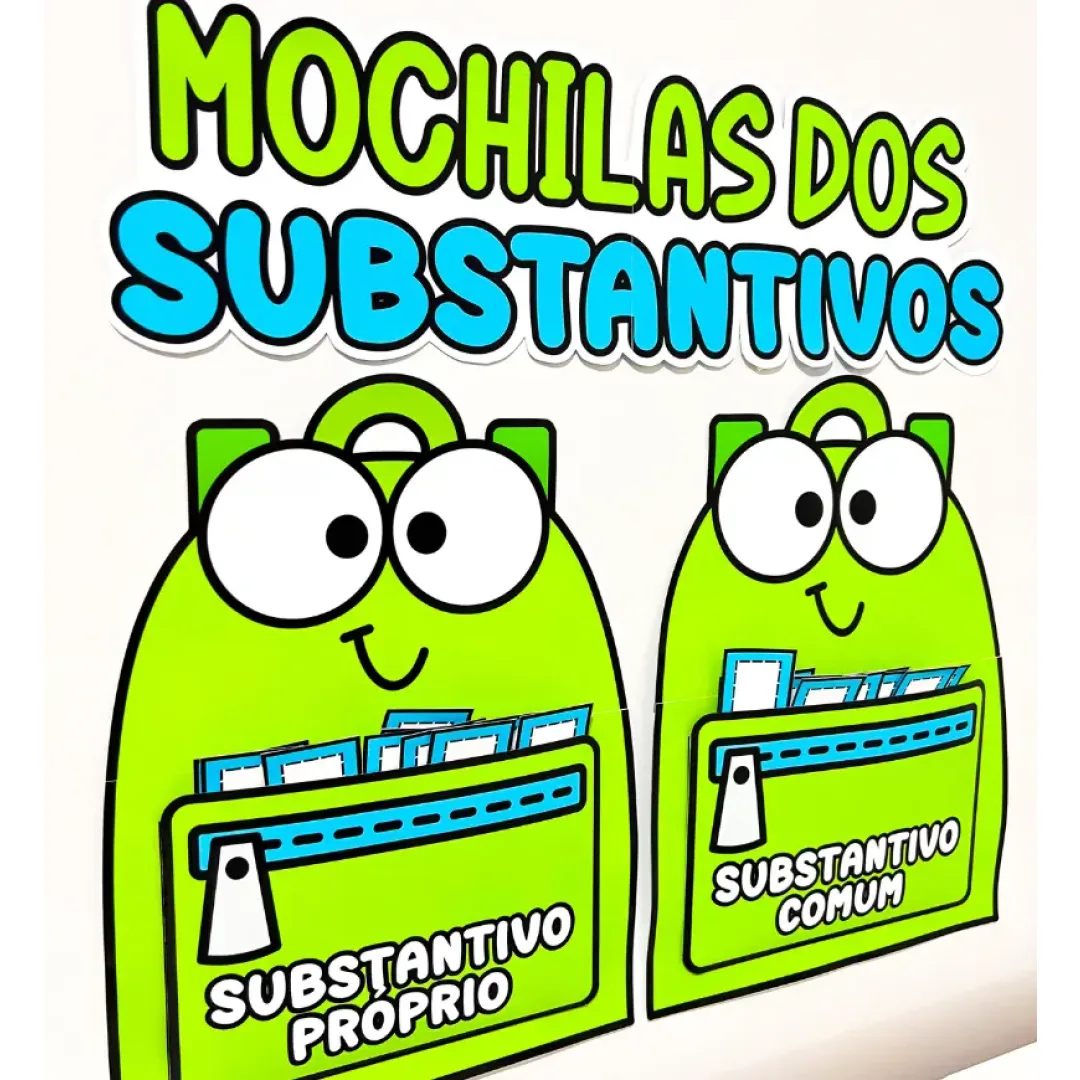 Mochilas dos Substantivos | Atividade Português em PDF