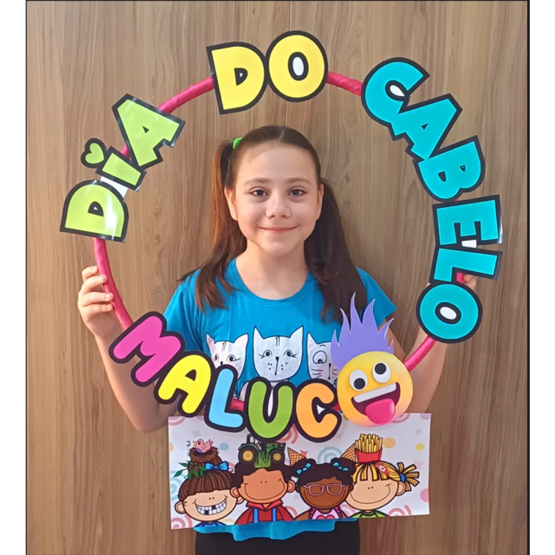 MOLDURA / BAMBOLÊ DIA DO CABELO MALUCO 🤪