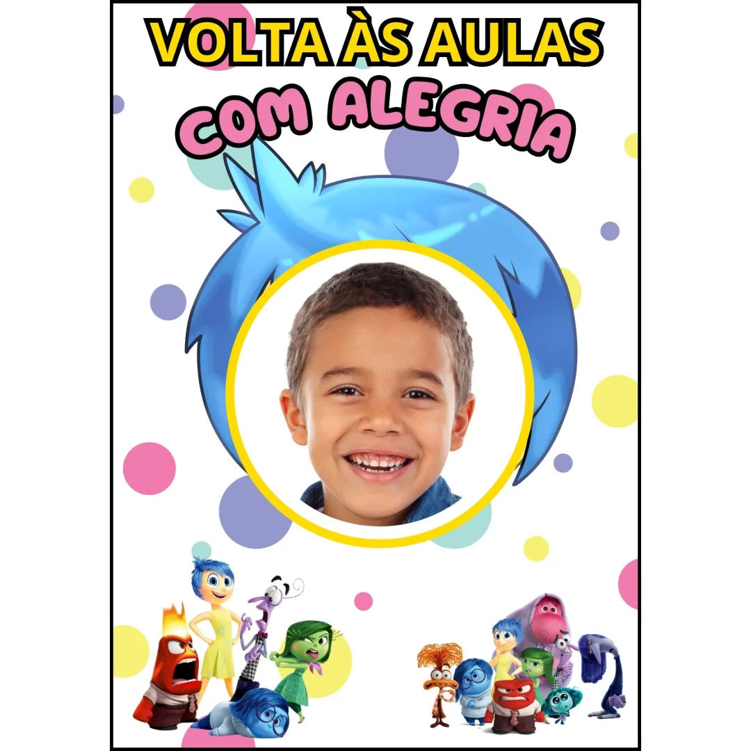 MOLDURA DE VOLTA ÀS AULAS - DIVERTIDAMENTE