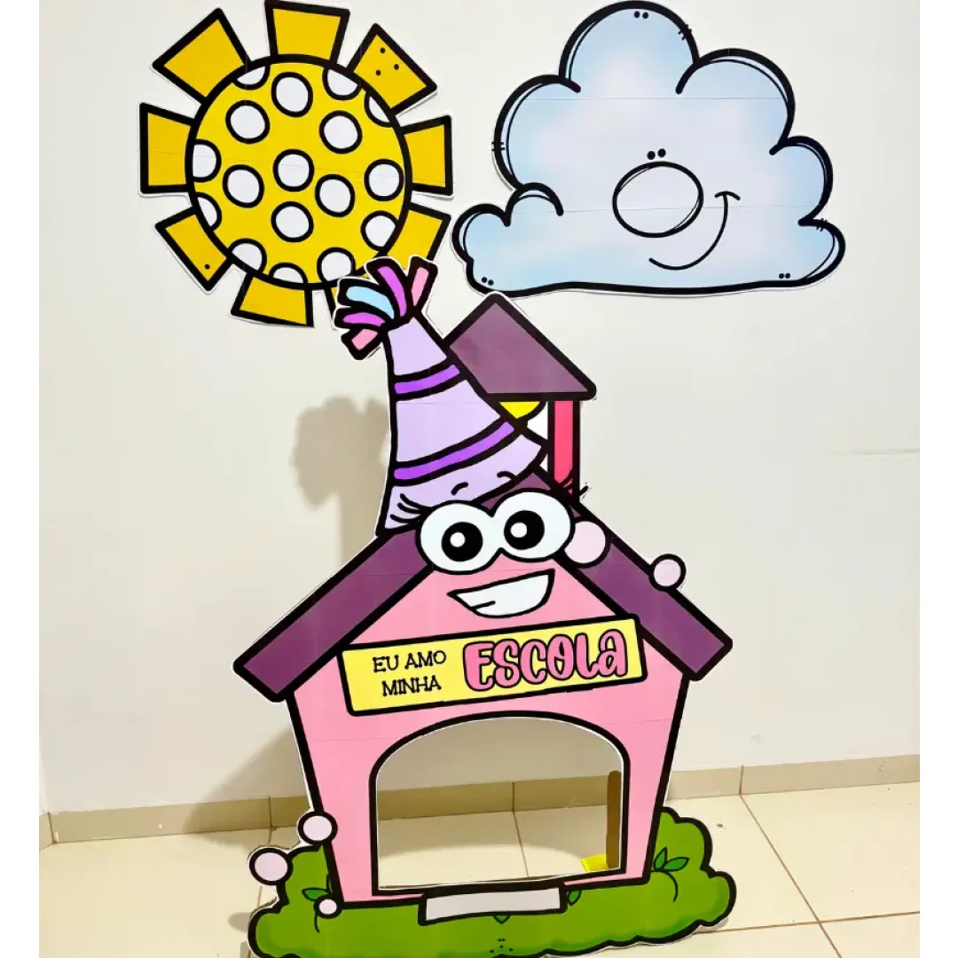 Moldura Gigante - Dia da Escola