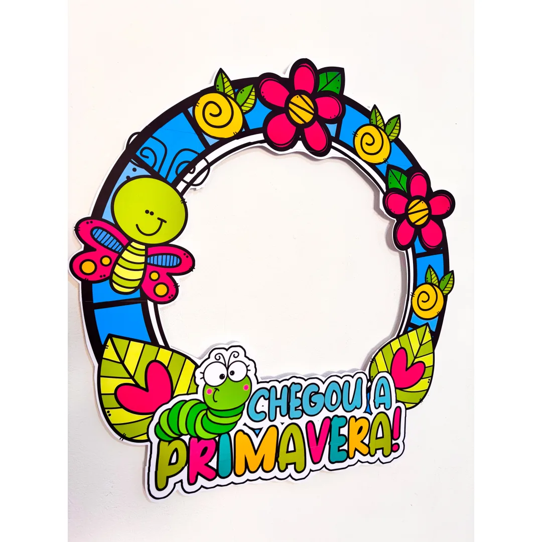 Moldura para bambolê – Primavera