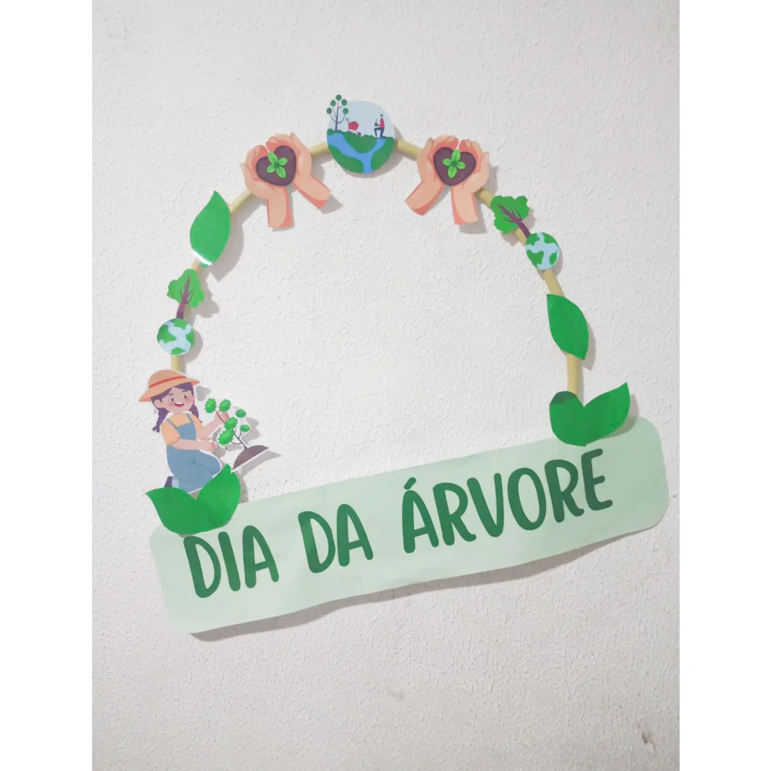 MOLDURA PARA FOTOS / BAMBOLÊ:DIA DA ÁRVORE