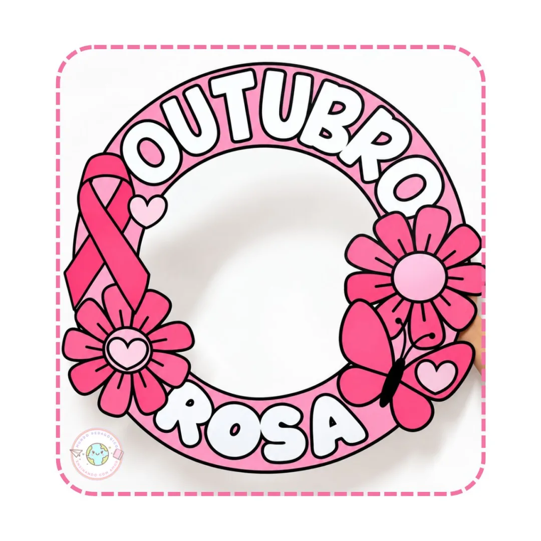 Moldura para Fotos Outubro Rosa PDF