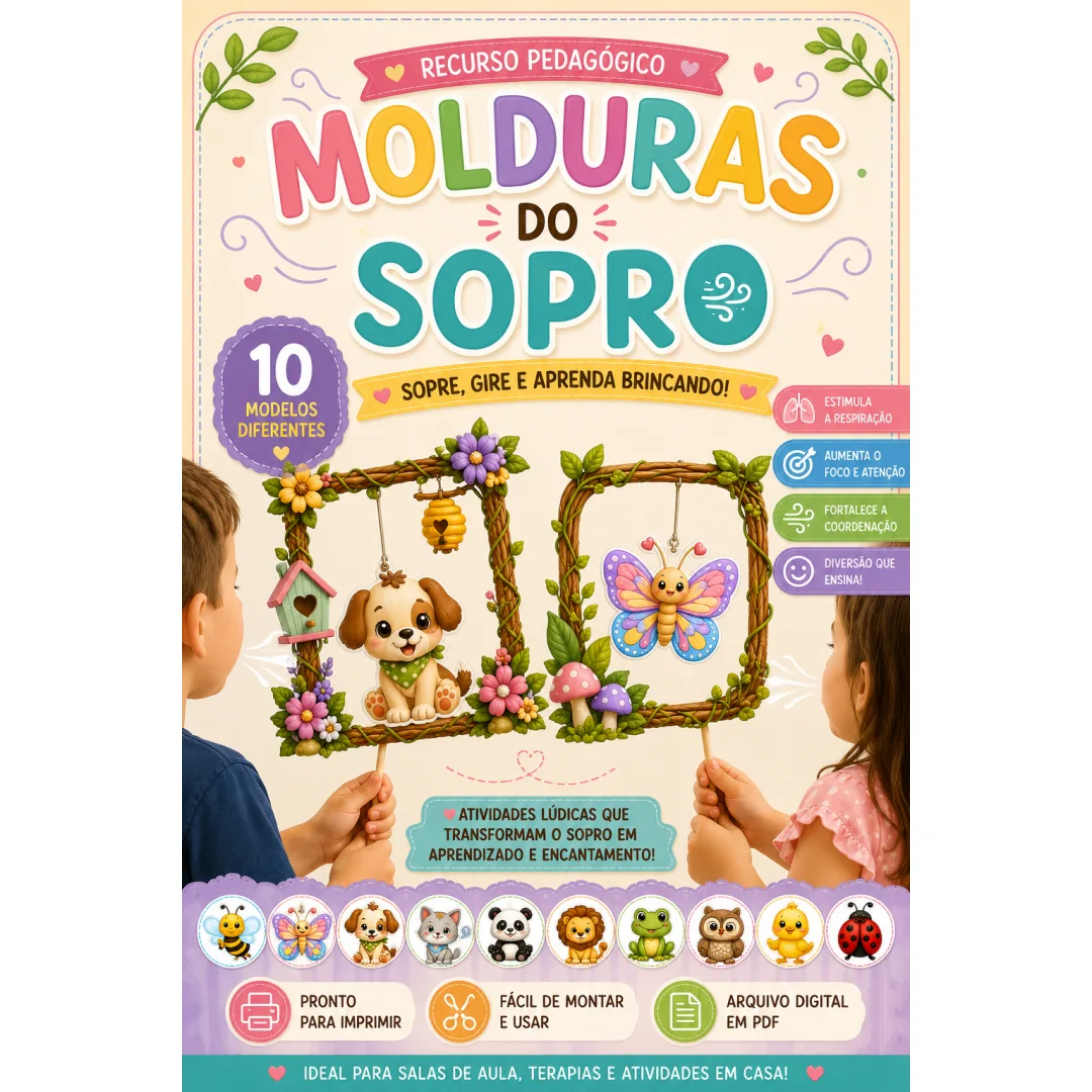 Molduras do sopro