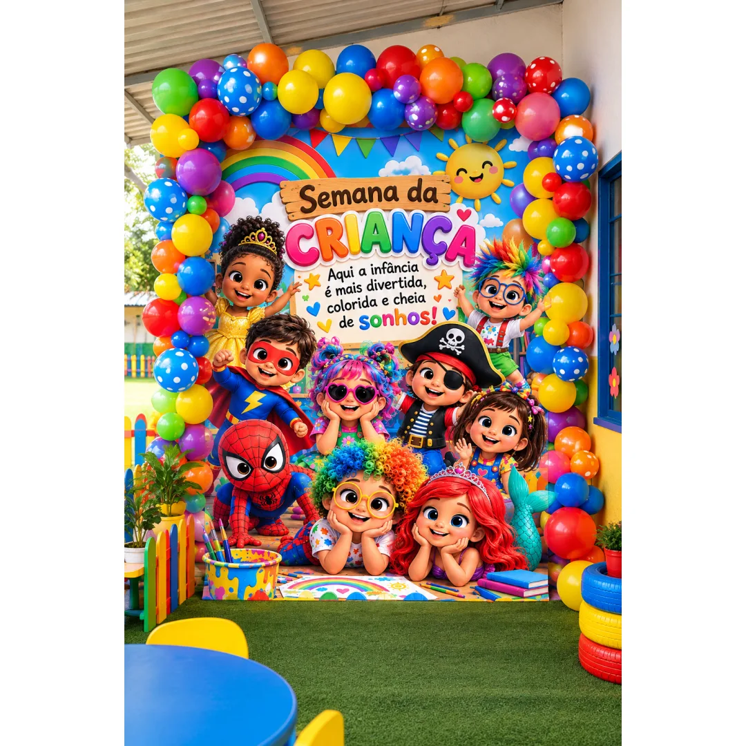 Mural da Semana da Criança - 55 Folhas - PDF