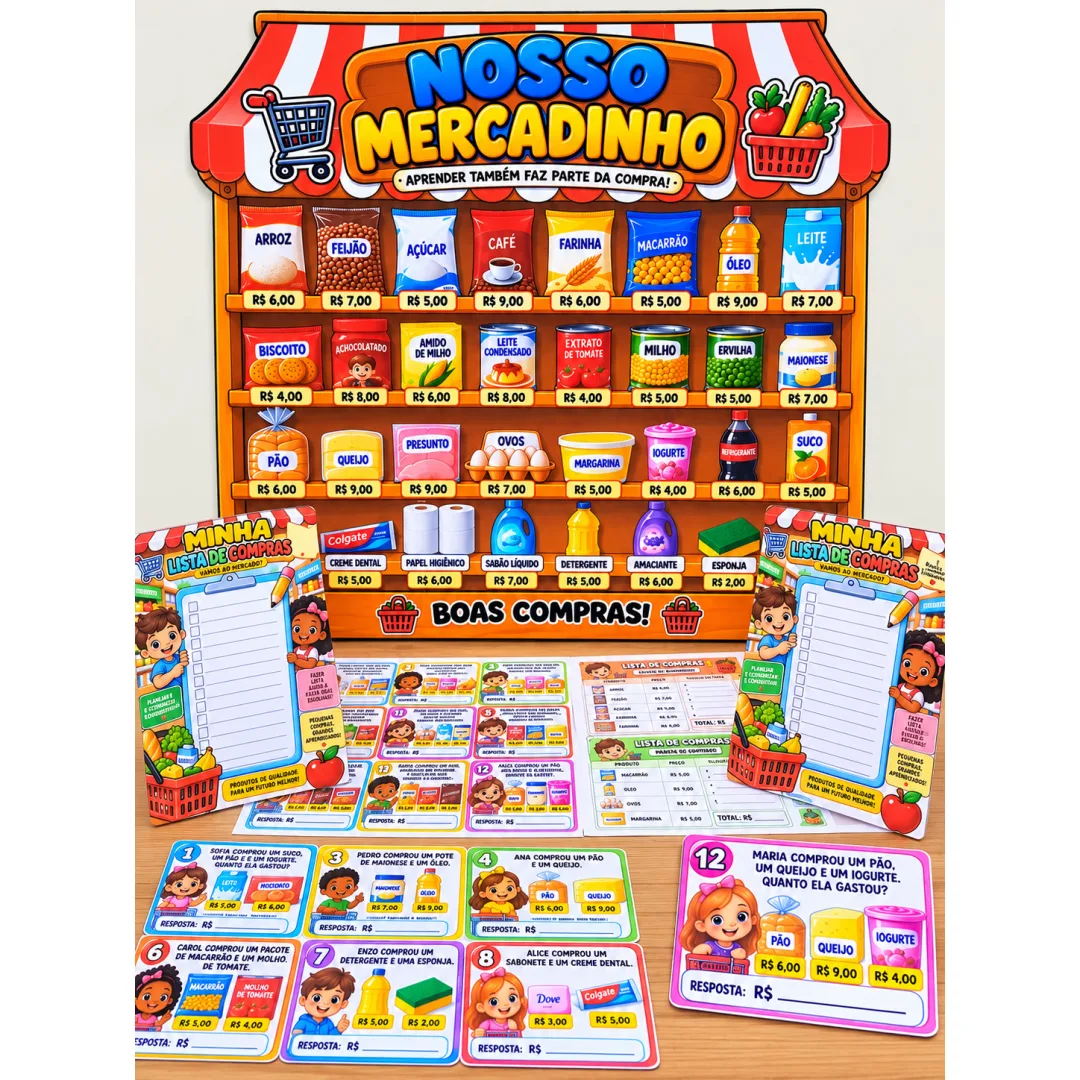 NOSSO MERCADINHO – MATEMÁTICA DIVERTIDA - Educação Infantil - PDF