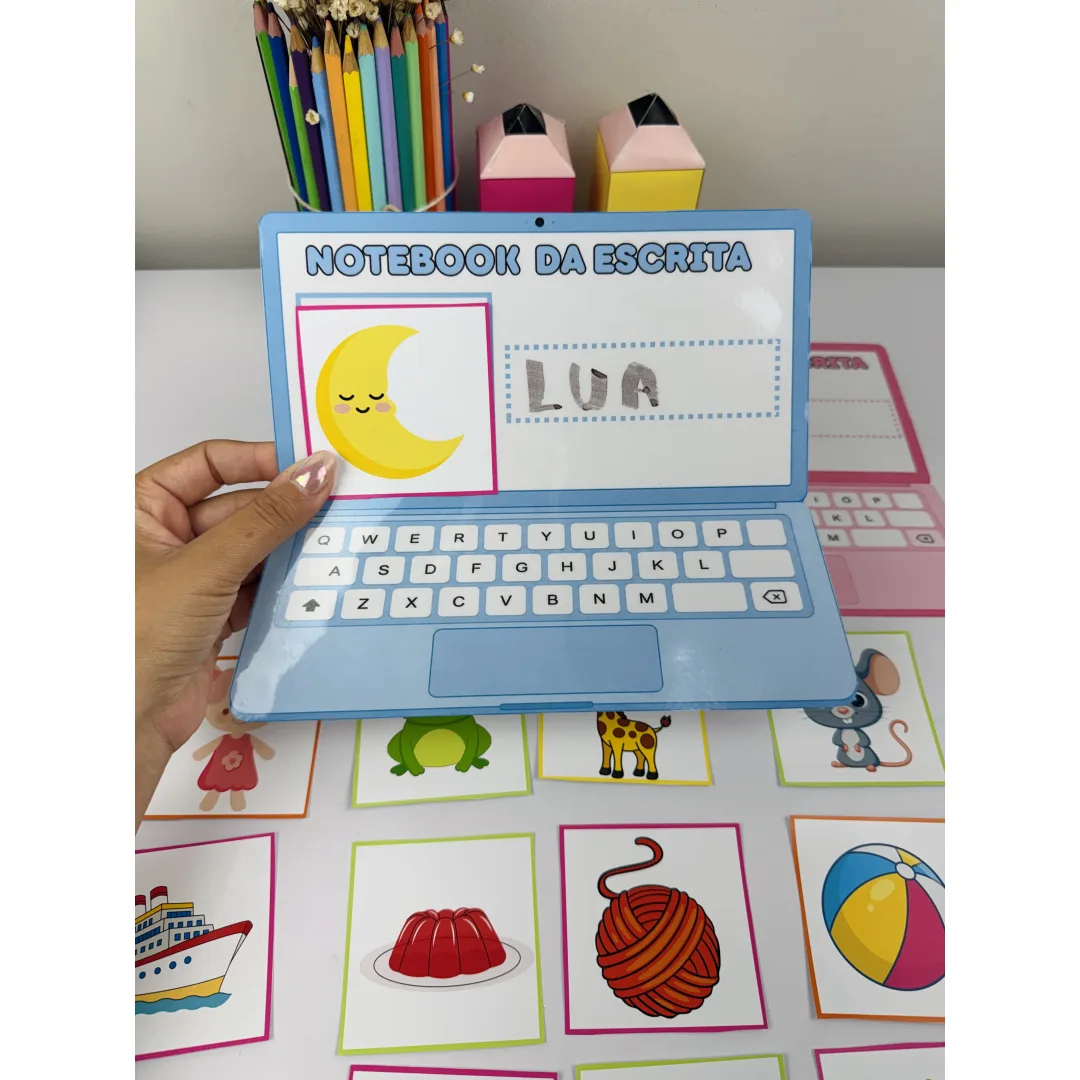 Notebook da Escrita - Atividade Interativa Alfabetização PDF