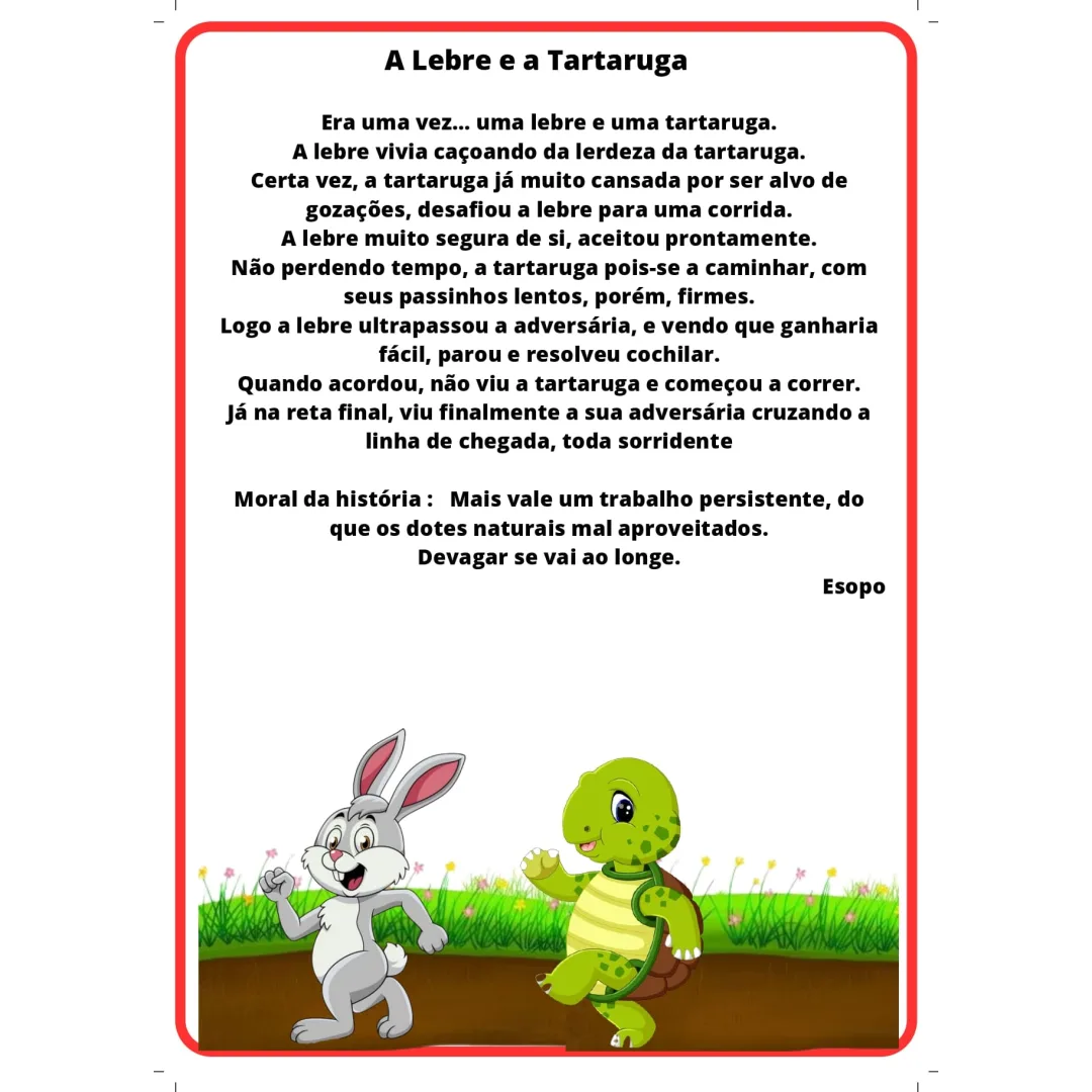 O Grande Leitor Interpretação de Texto e Fábulas em PDF 