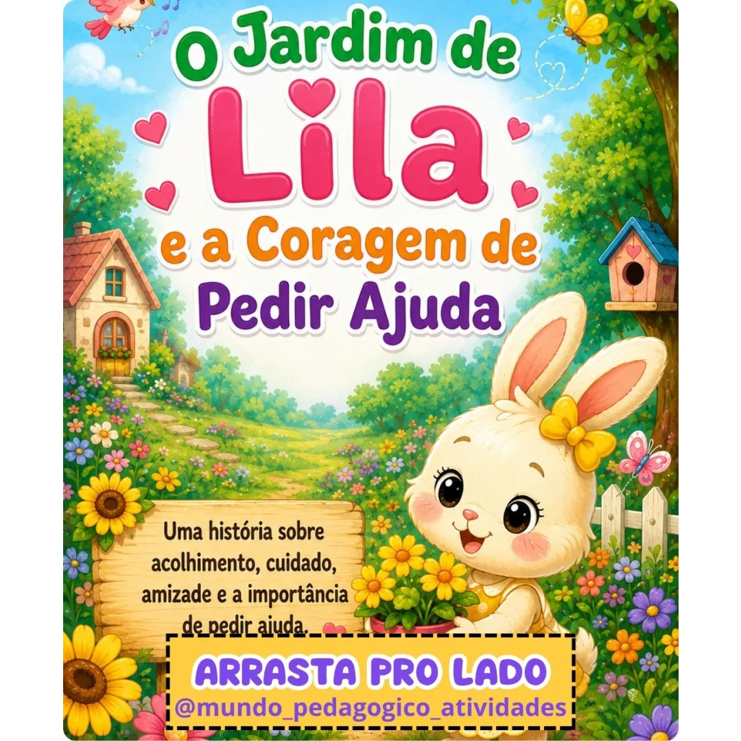 O Jardim de Lila e a Coragem de Pedir Ajuda PDF