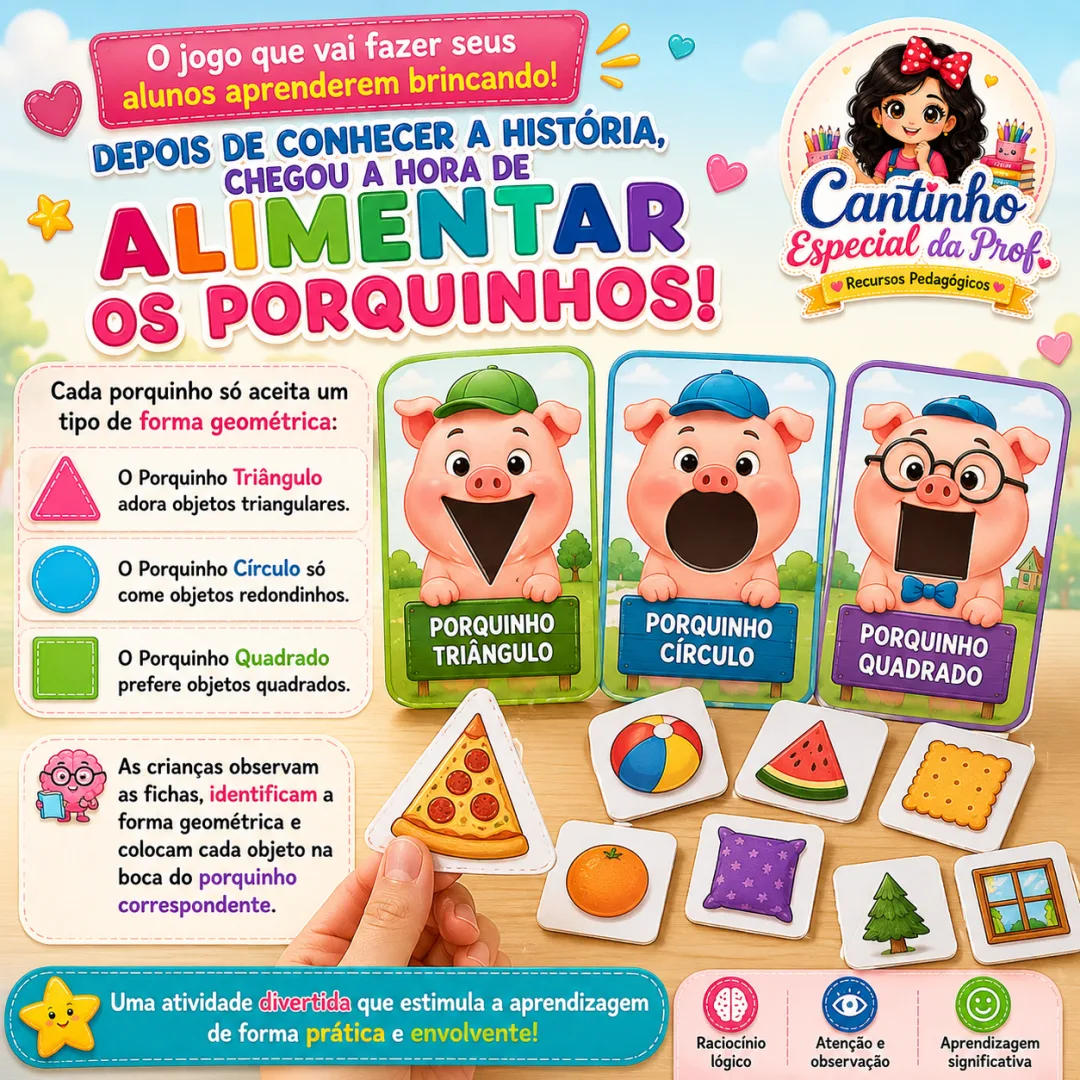 🐷🎉 O jogo que vai fazer seus alunos aprenderem brincando!🐷🎉