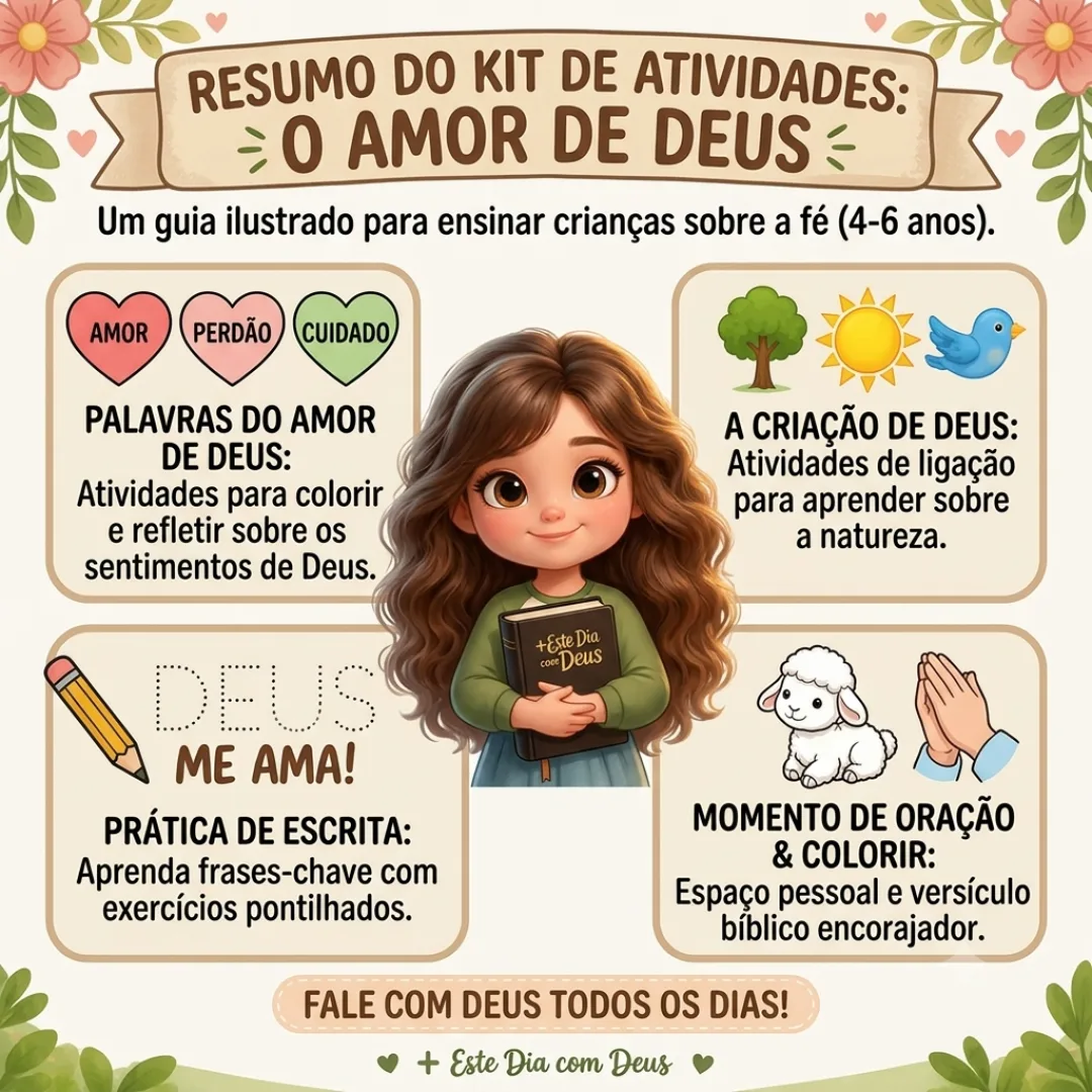 Atividades de Oração e Conhecimento Bíblico - Educação Infantil - PDF