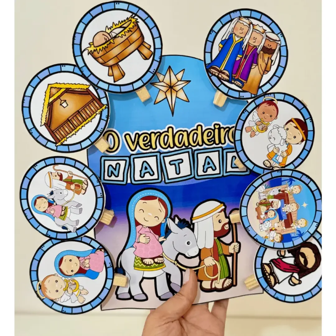 O Verdadeiro Natal História na Luva PDF Educação Infantil