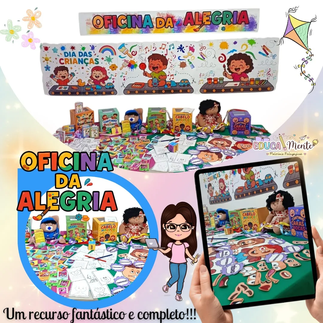 ⭐ OFICINA DA ALEGRIA⭐ ESPECIAL DIA DAS CRIANÇAS⭐