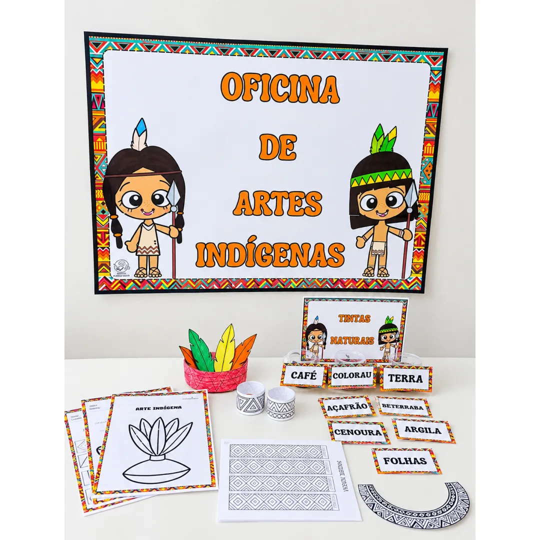 Oficina de Artes Indígenas – Educação Infantil e Ensino Fundamental – PDF 24 Páginas