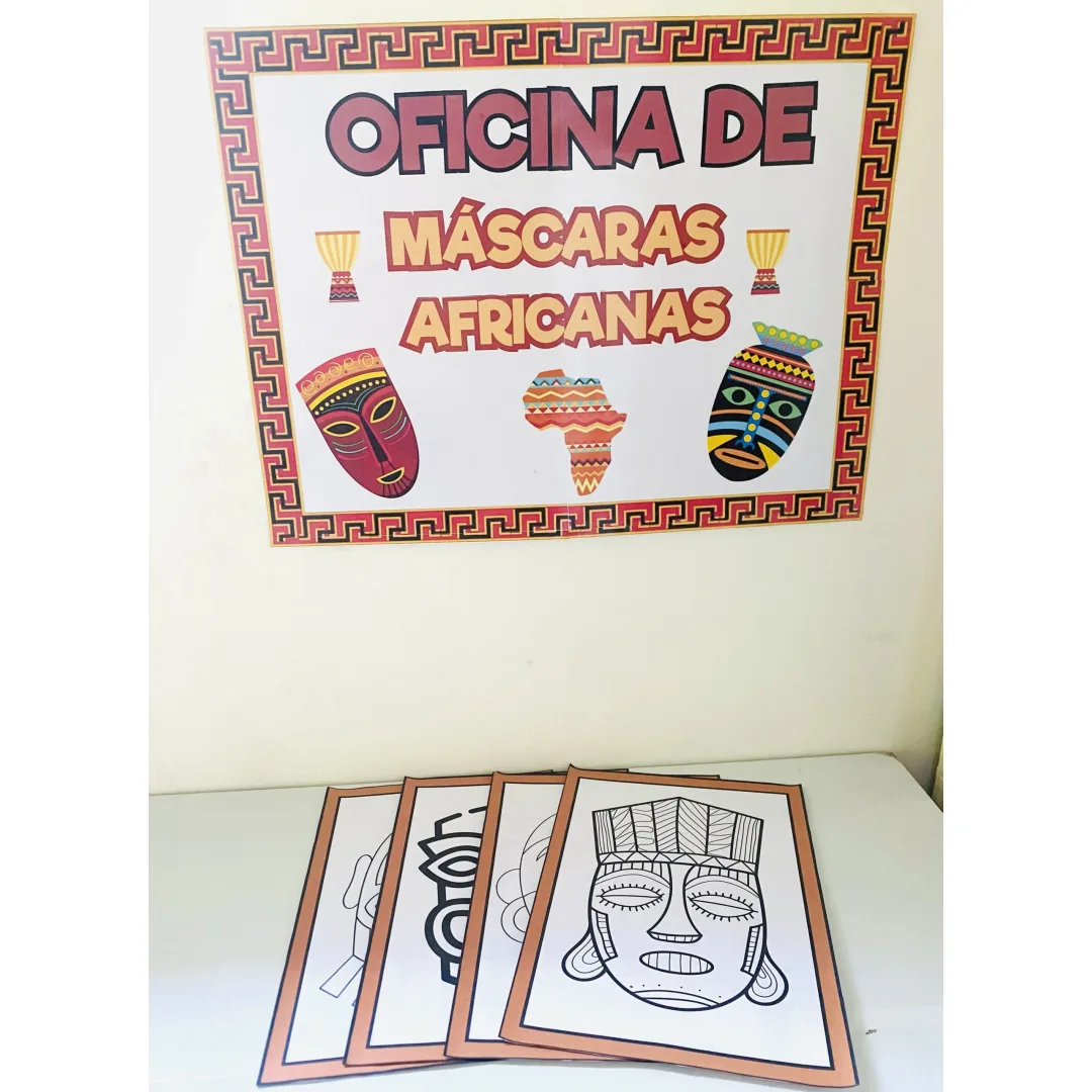 OFICINA DE MÁSCARAS AFRICANAS / CONSCIÊNCIA NEGRA