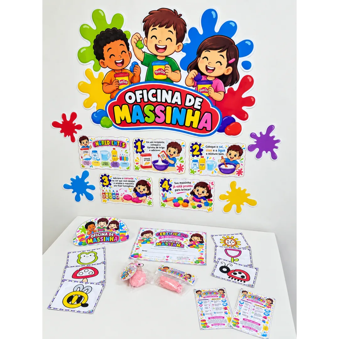 Oficina de Massinha - Dia das Crianças - PDF - Educação Infantil
