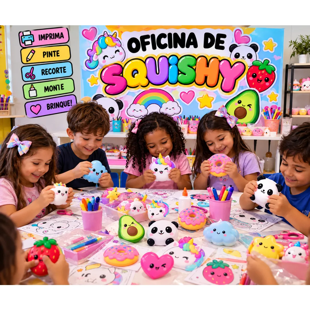 Oficina de Squishy - Dia das Crianças - Educação Infantil - PDF