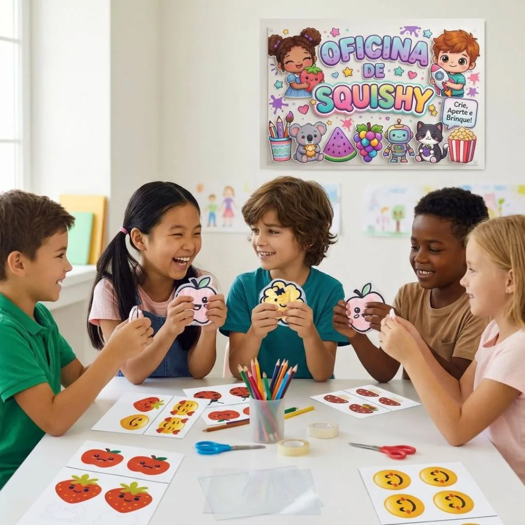 Oficina de Squishy / Paper Squishy em PDF