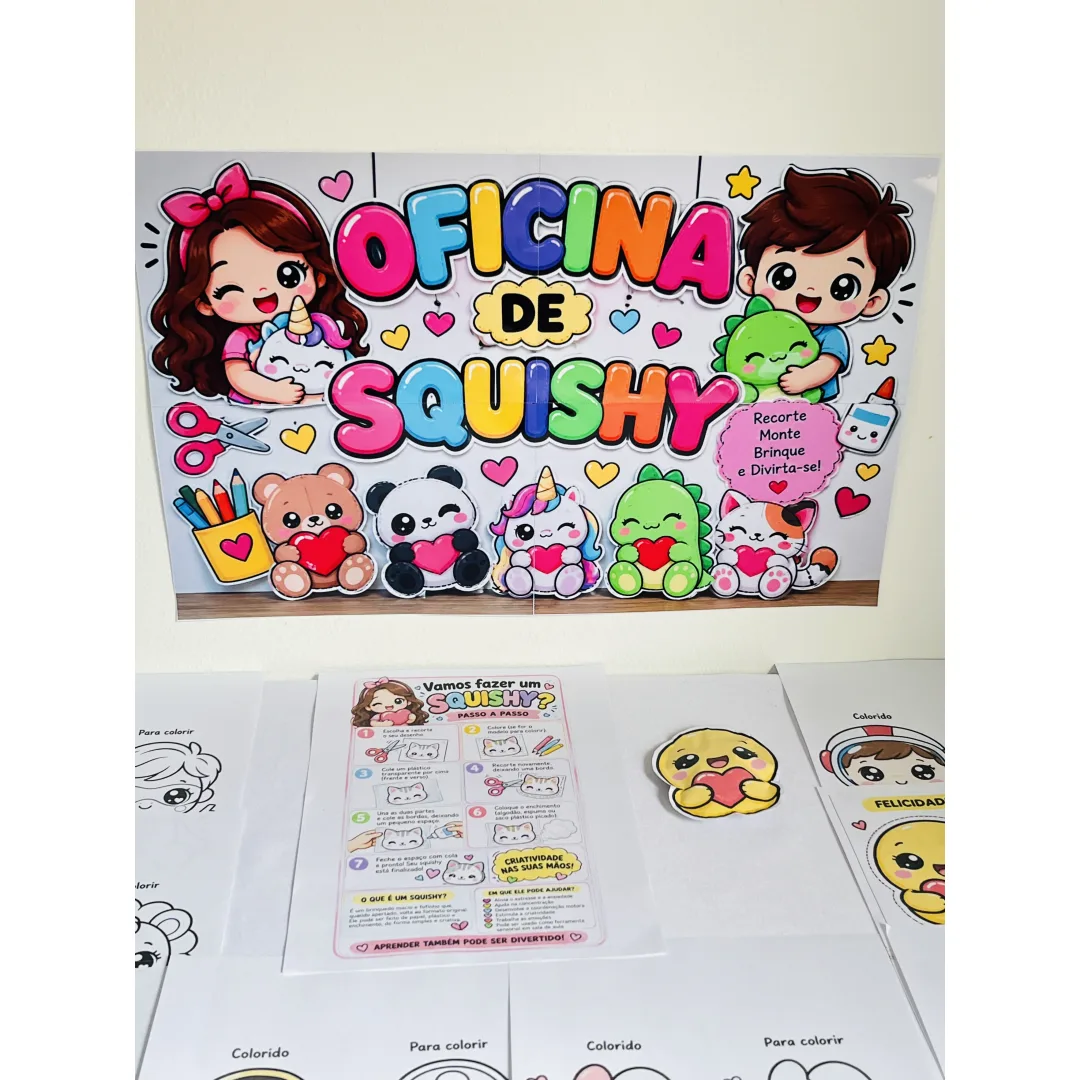 OFICINA DE SQUISHY – UM RECURSO DIVERTIDO, CRIATIVO E CHEIO DE APRENDIZAGEM! ✨