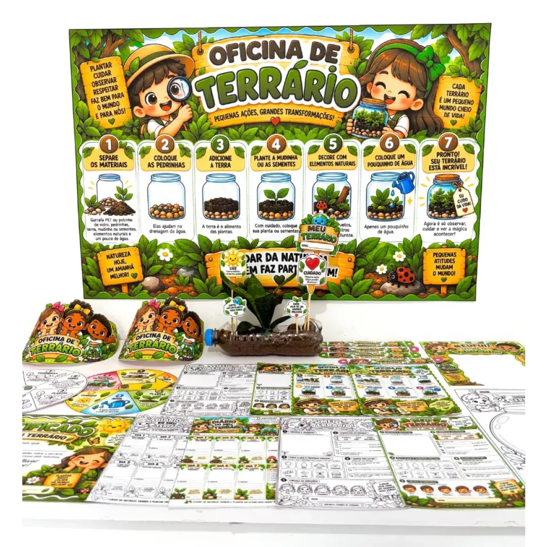 Oficina de Terrário | Meio Ambiente