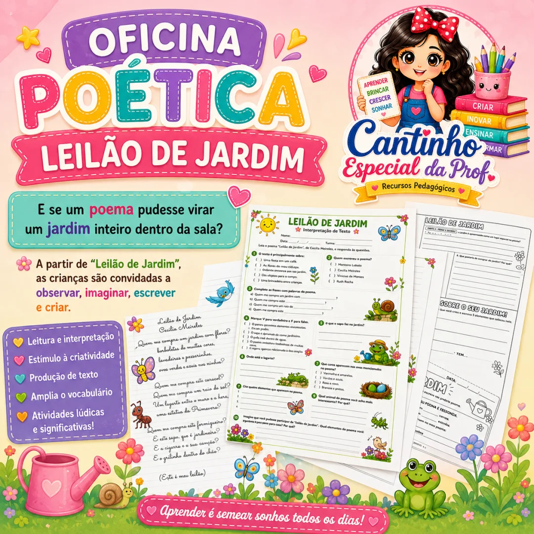 Oficina Poética - Leilão de Jardim - Educação Infantil - PDF