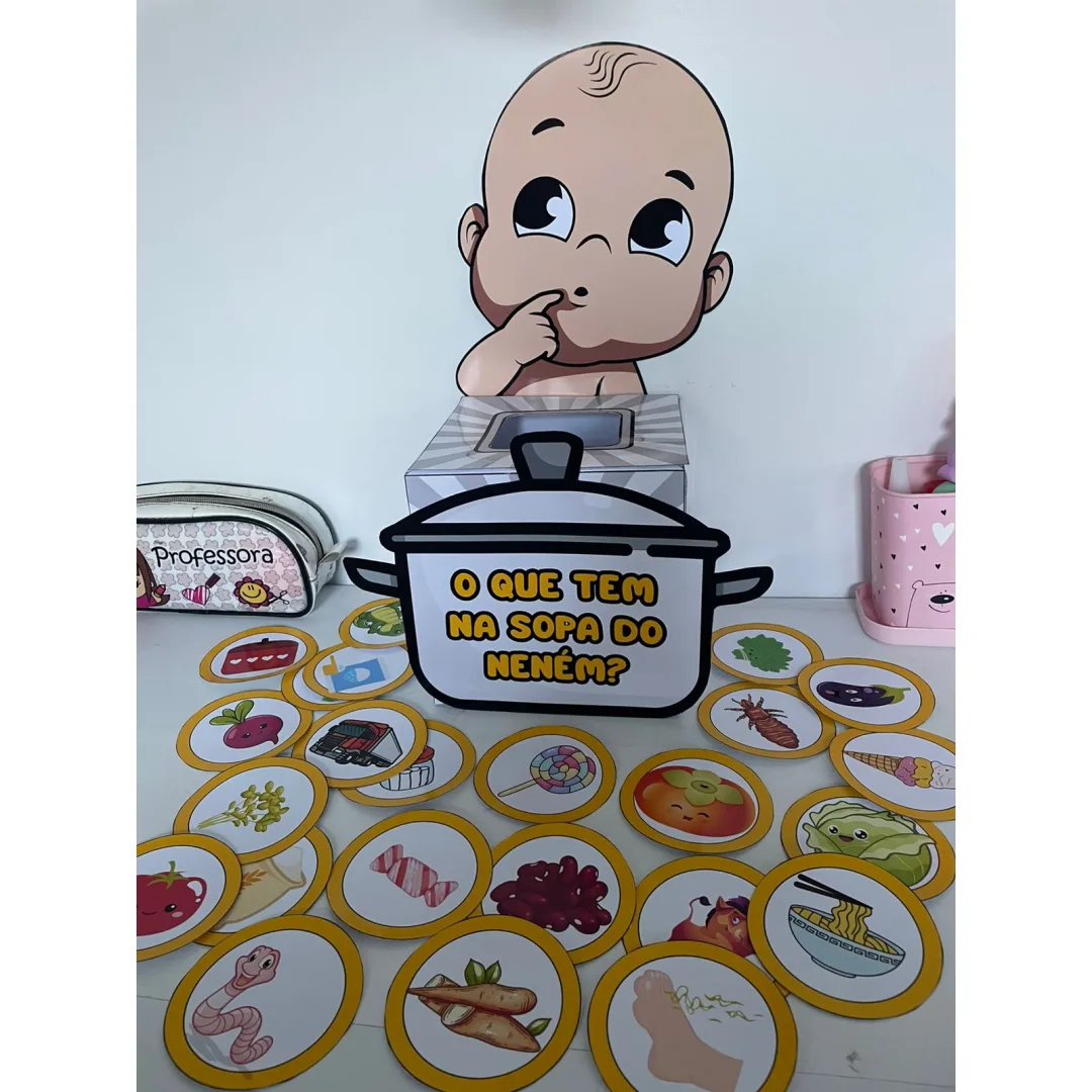 🌈  *Oque tem Sopa do neném* 🍼🚼👼👶   ❇️8,50  🔄 Material lindo educativo para se trabalhar com as crianças pequenas .