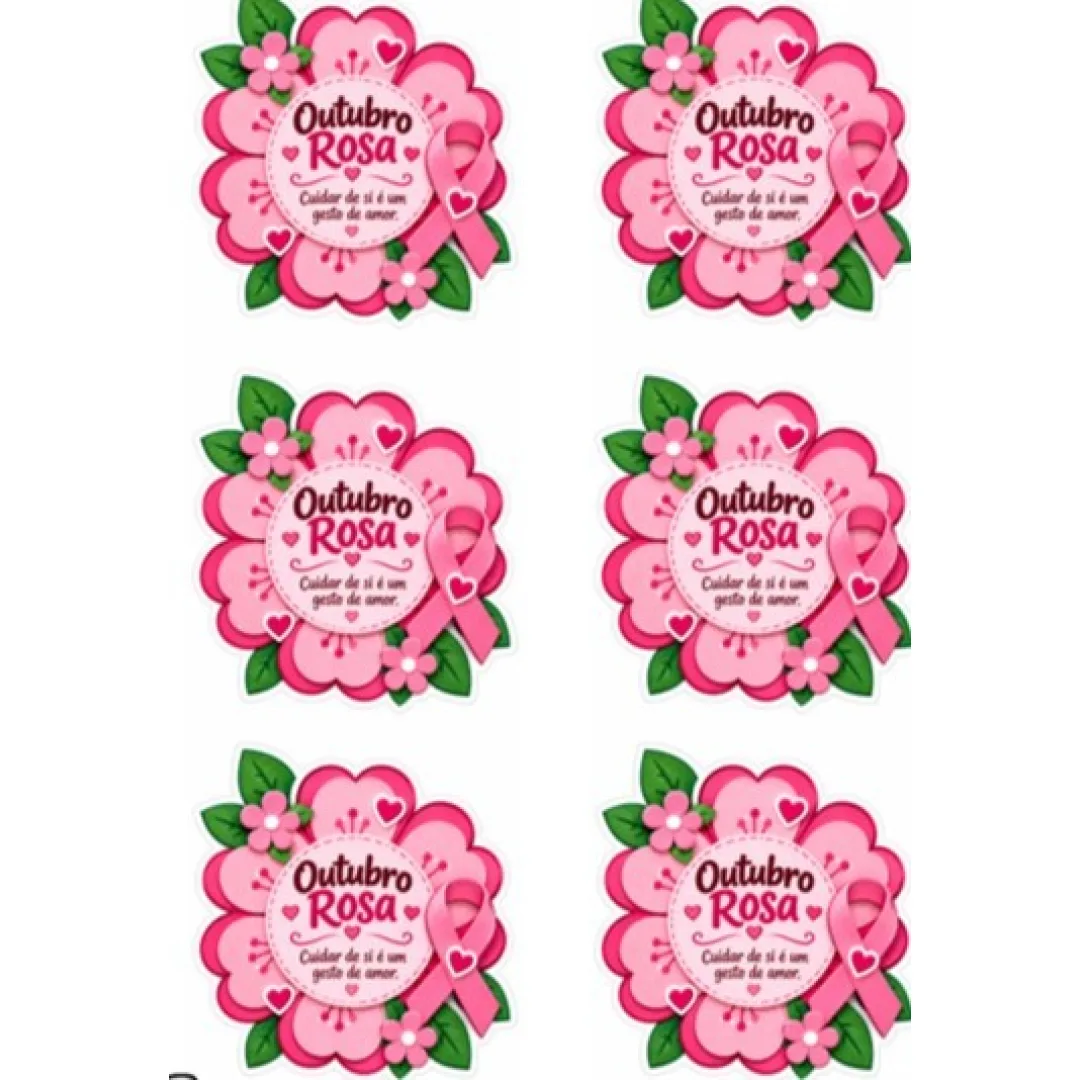 Outubro Rosa Lembrancinha Gratuita em PDF. Ed. Infantil 
