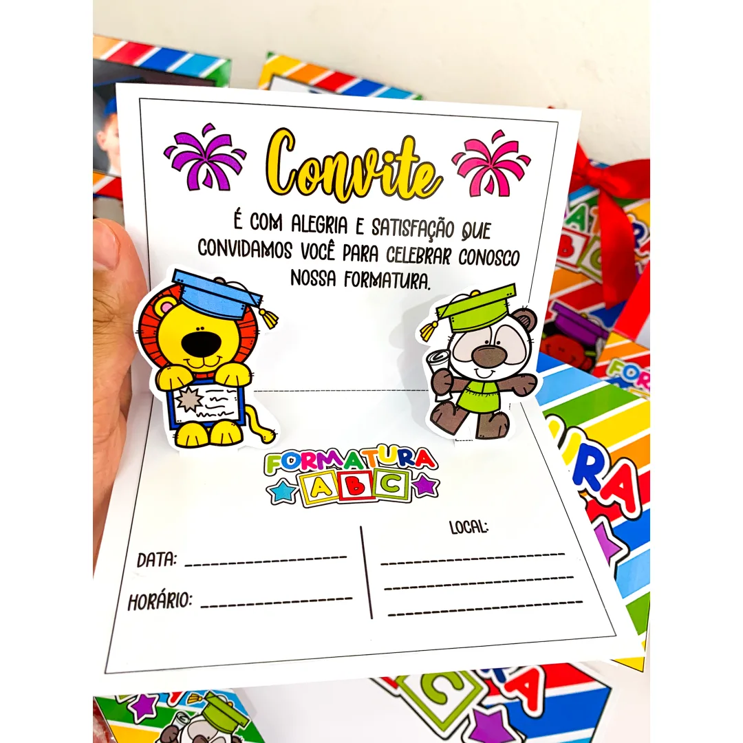 Pack de Formatura da Educação Infantil em PDF para Imprimir