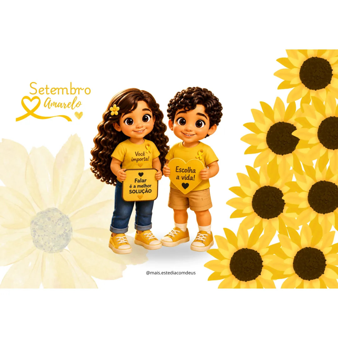 painel (8fl) setembro amarelo infantil PDF - Cristão