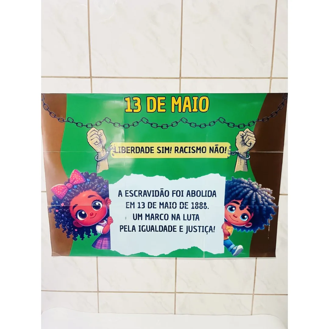 Painel Abolição da Escravatura — Pronto para Imprimir