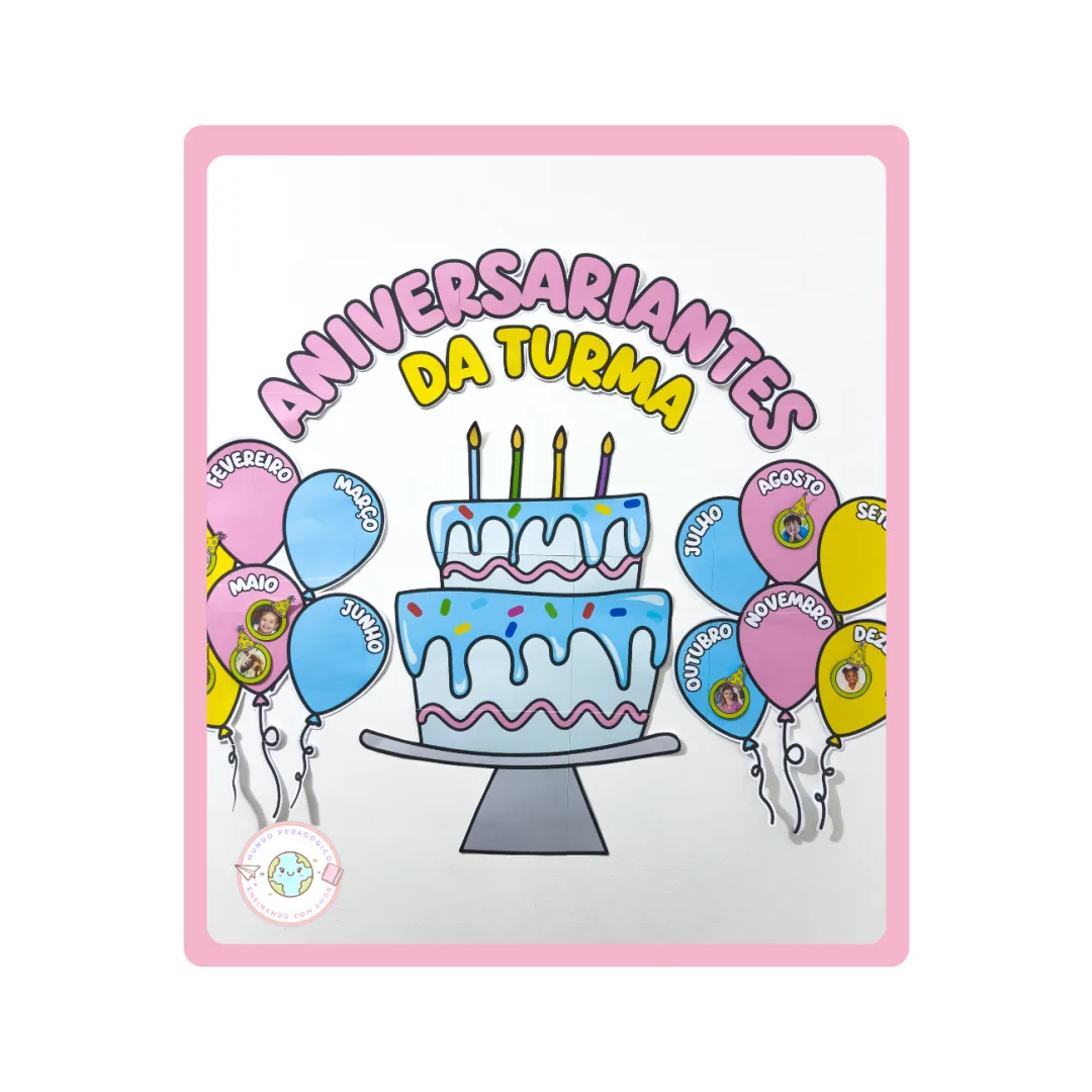 PAINEL ANIVERSARIANTES DA TURMA - PDF