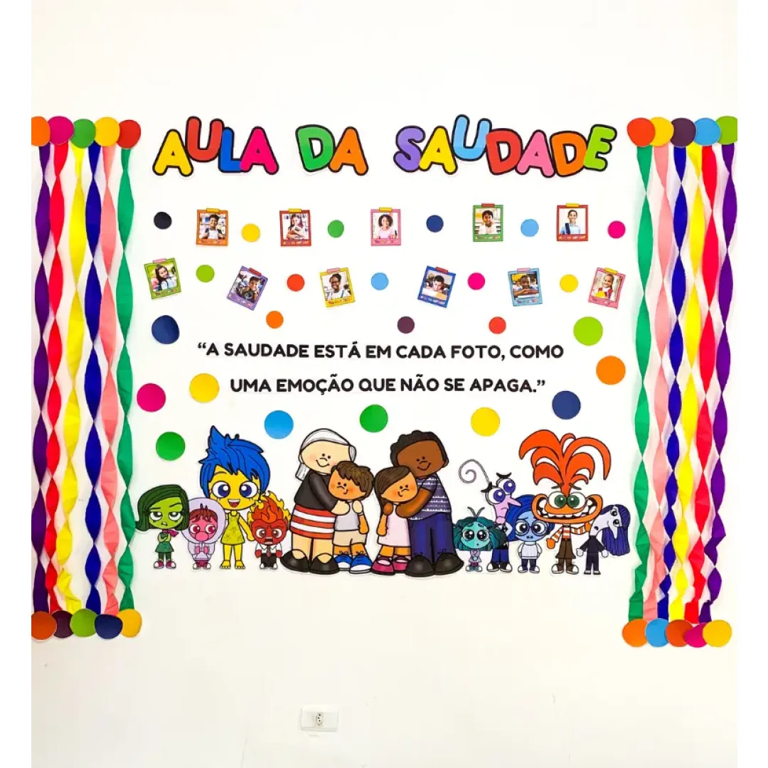 Painel Aula da Saudade - Divertidamente
