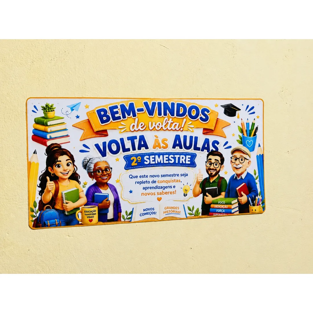 Painel Bem-vindos de Volta – 2º Semestre | EJA