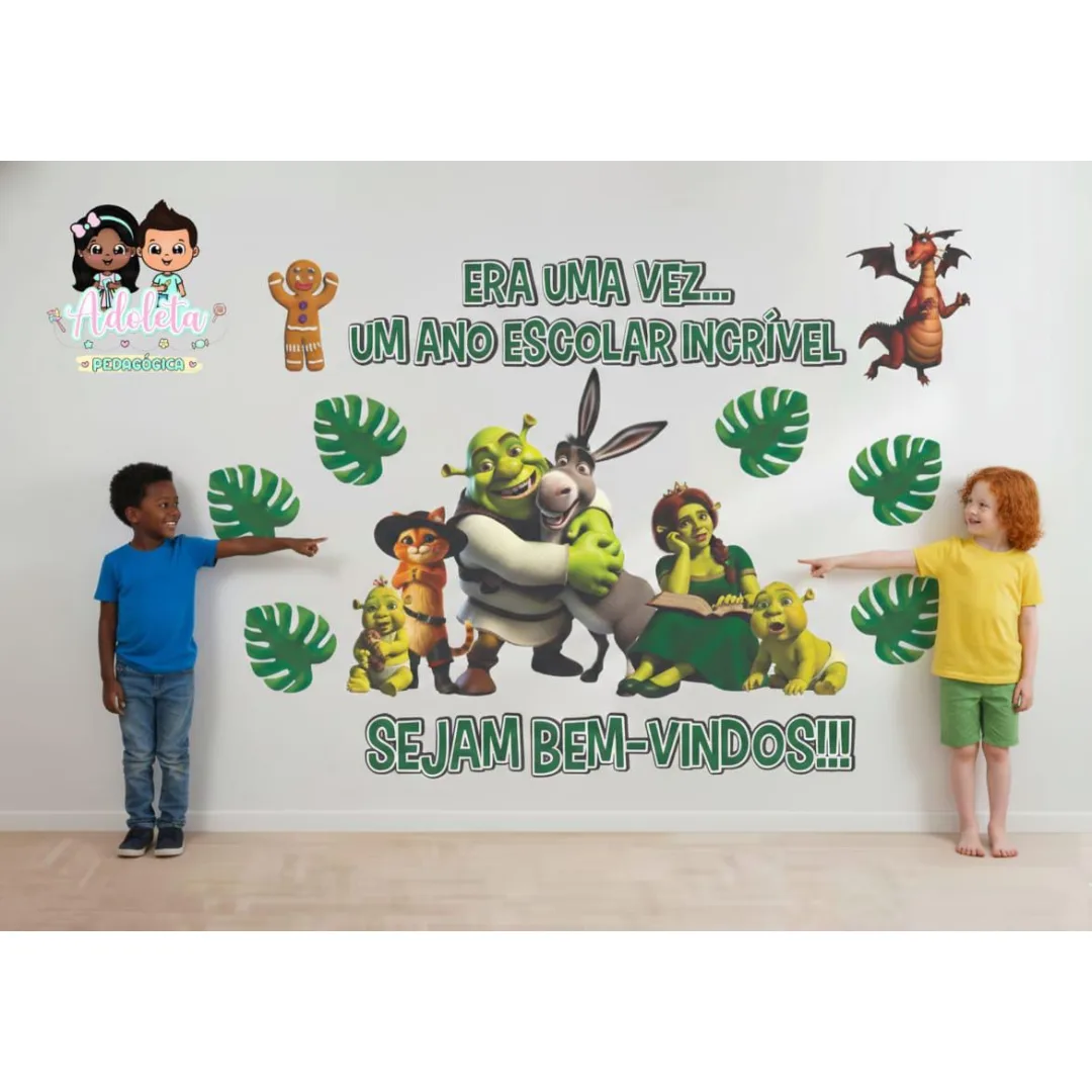 Painel Bem-Vindos Sherek