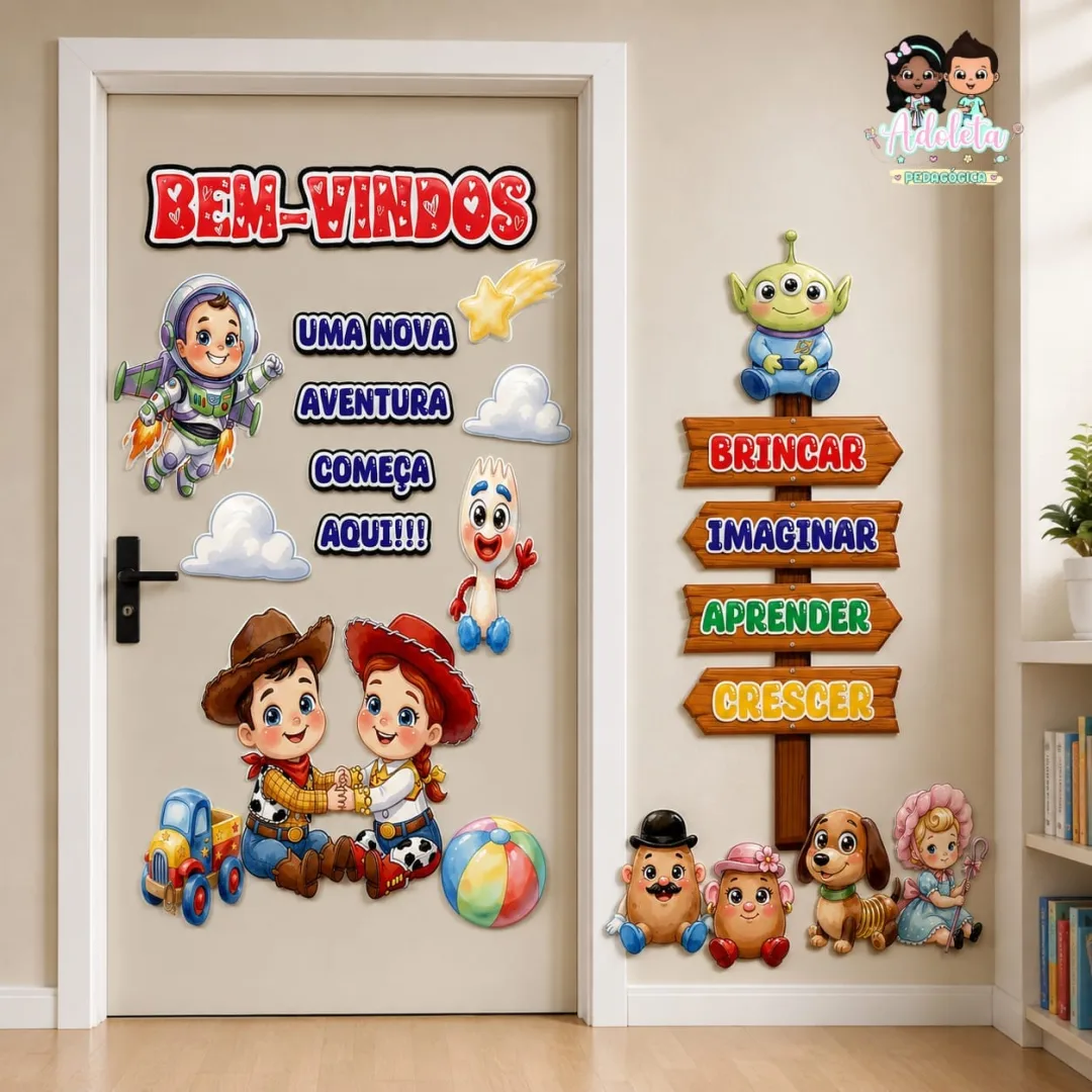 Painel Bem-Vindos Toy Story