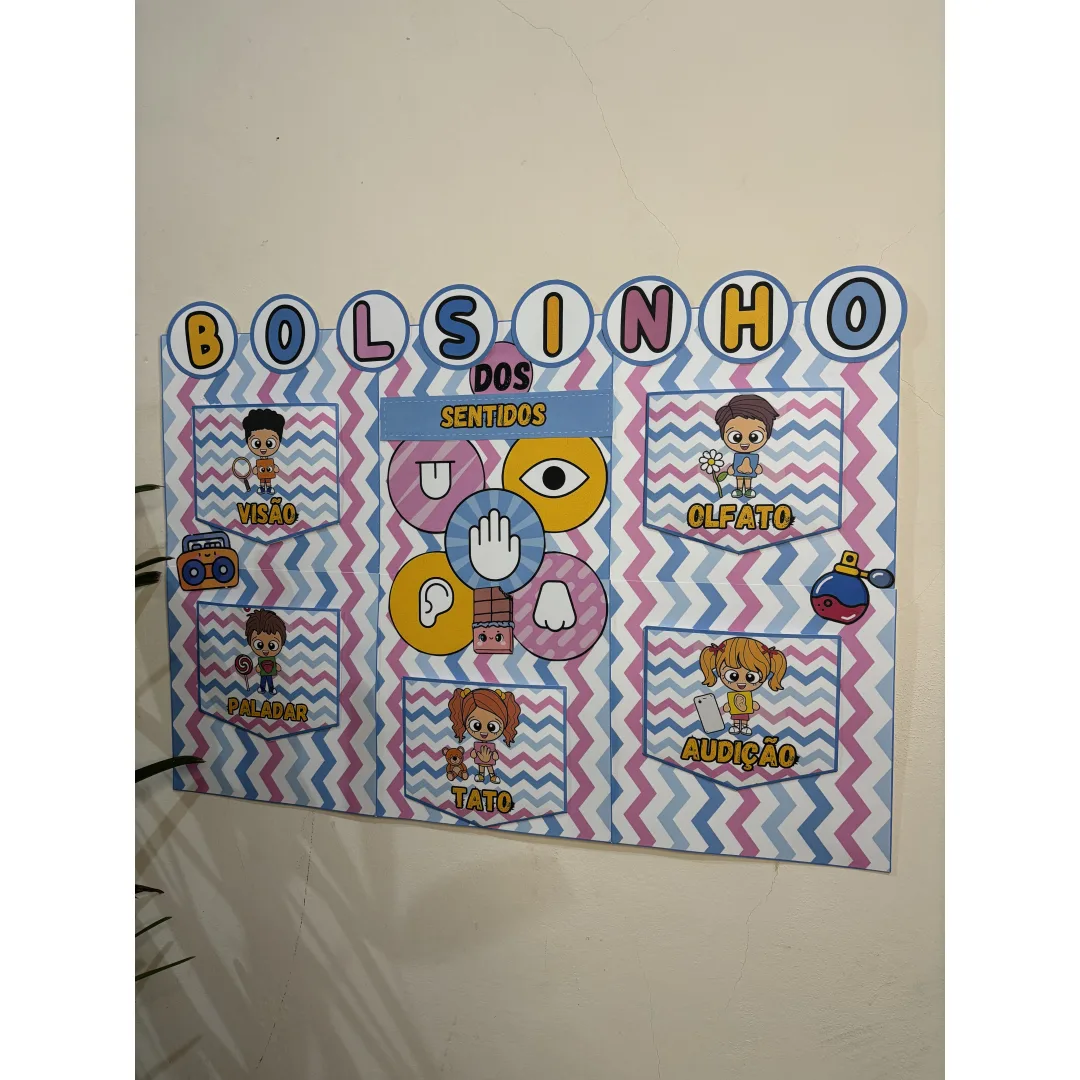 Painel Bolsinho dos Sentidos - Educação Infantil - PDF