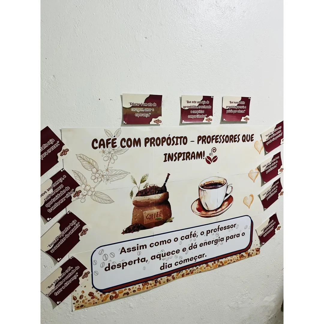 PAINEL “CAFÉ COM PROPÓSITO” / BOAS-VINDAS PARA PROFESSORES