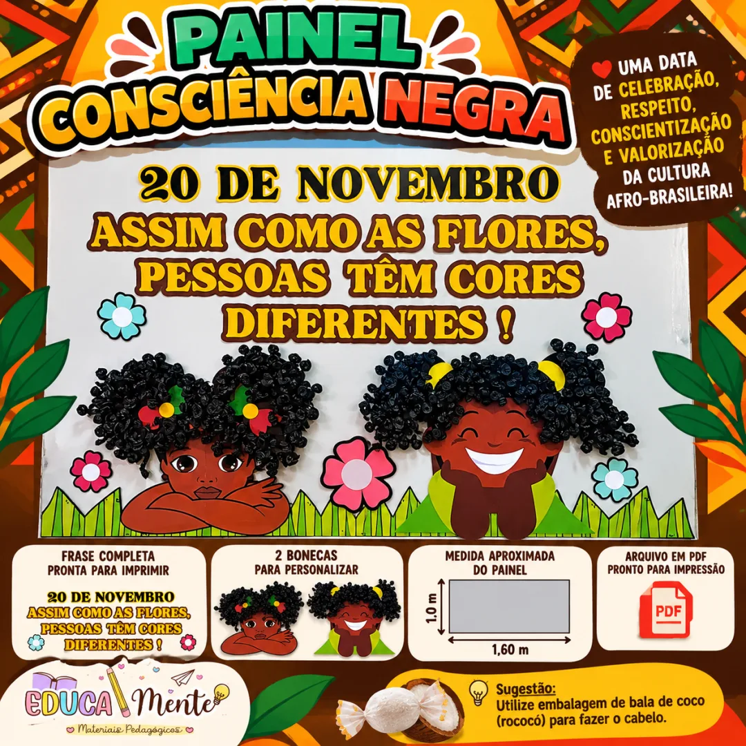 🖤PAINEL CONSCIÊNCIA NEGRA | 20 DE NOVEMBRO🌸