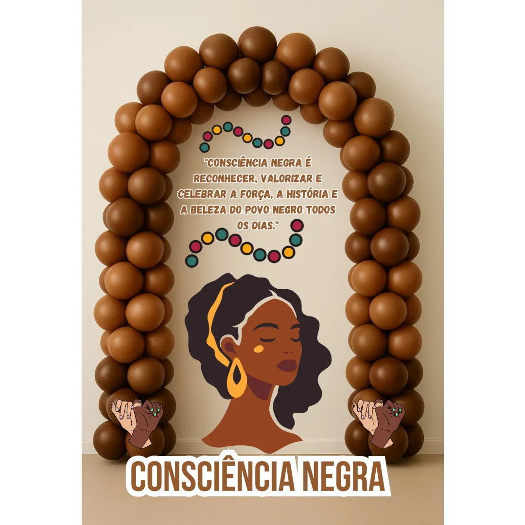Painel Digital Consciência Negra - 16 Páginas em PDF