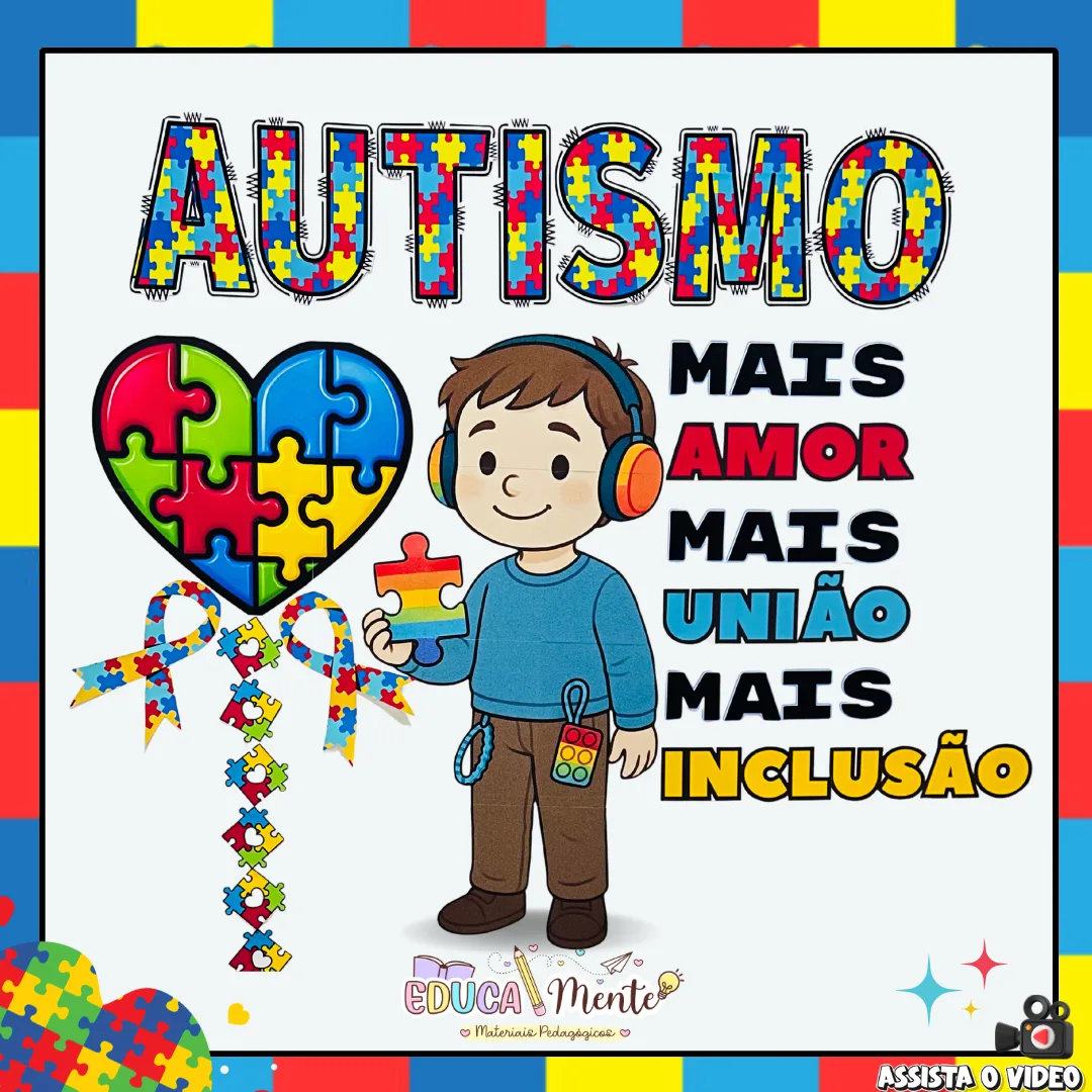 🩵PAINEL CONSCIENTIZAÇÃO MÊS DO AUTISMO🩵
