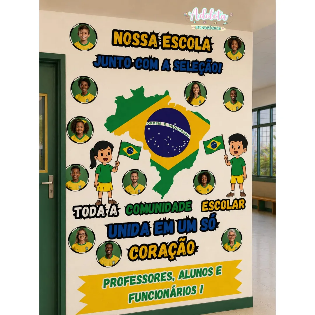 Painel Copa do Mundo Equipe Escolar