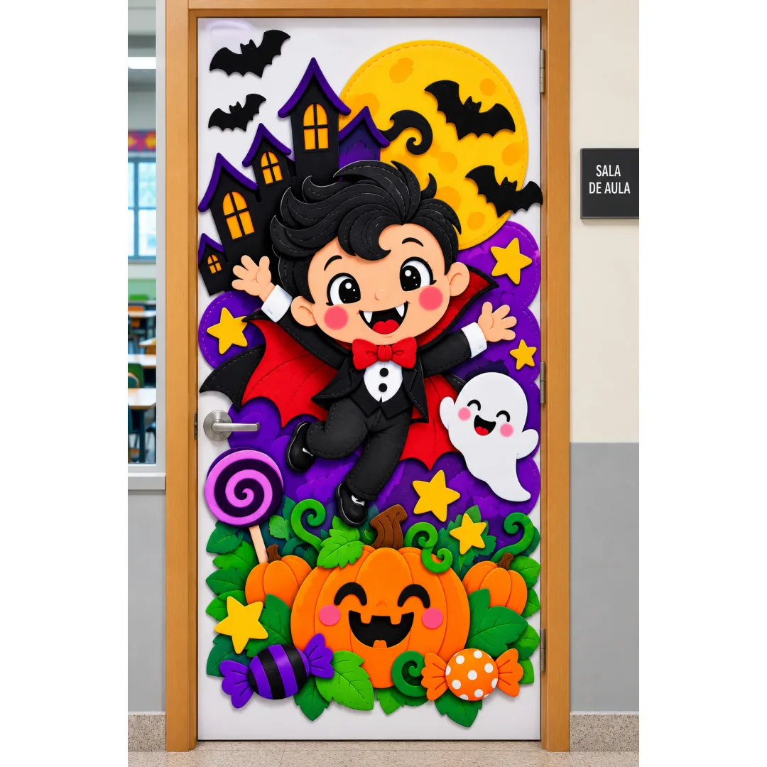Painel de Halloween - Educação Infantil - PDF 9 folhas