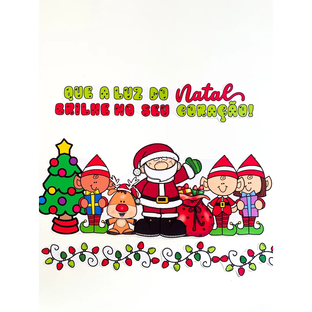 Painel de Natal Escolar em PDF - 40 Páginas para Decoração